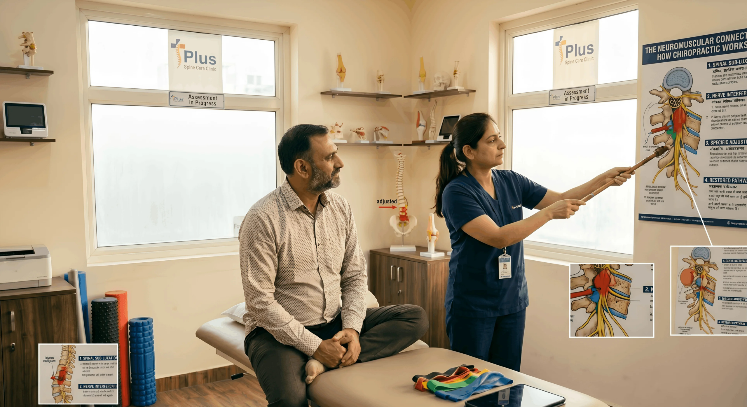 How Chiropractic Treatment Works at Plus Spine Care in Jaipur