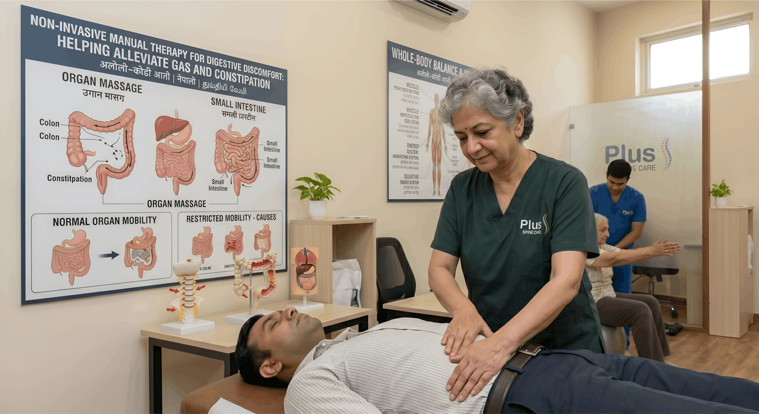 Digestive Discomfort Non-invasive manual therapy to help alleviate gas and constipation in Jaipur