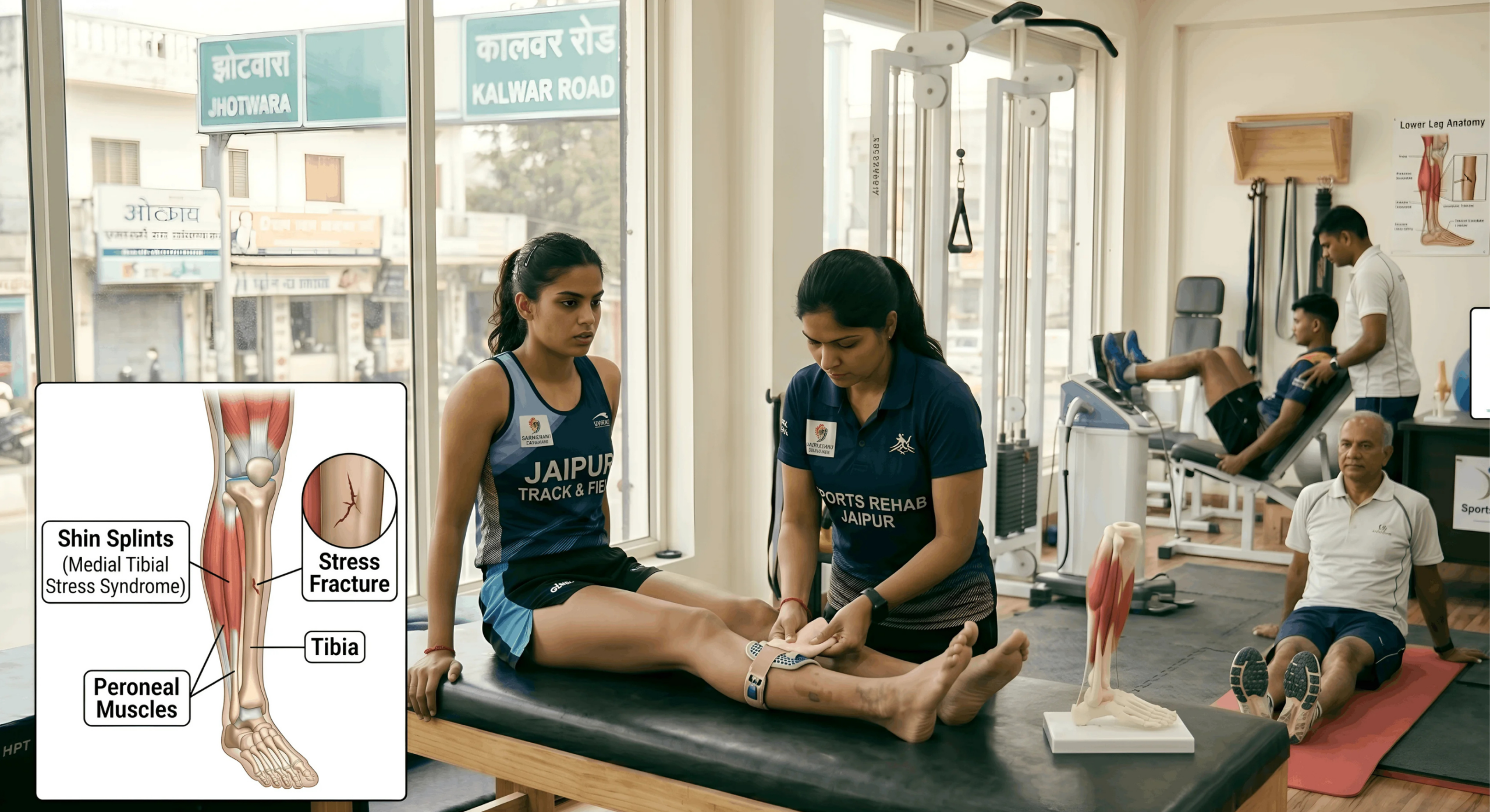 Shin Splints Stress Fractures Specialized care for runners and track athletes in Jaipur