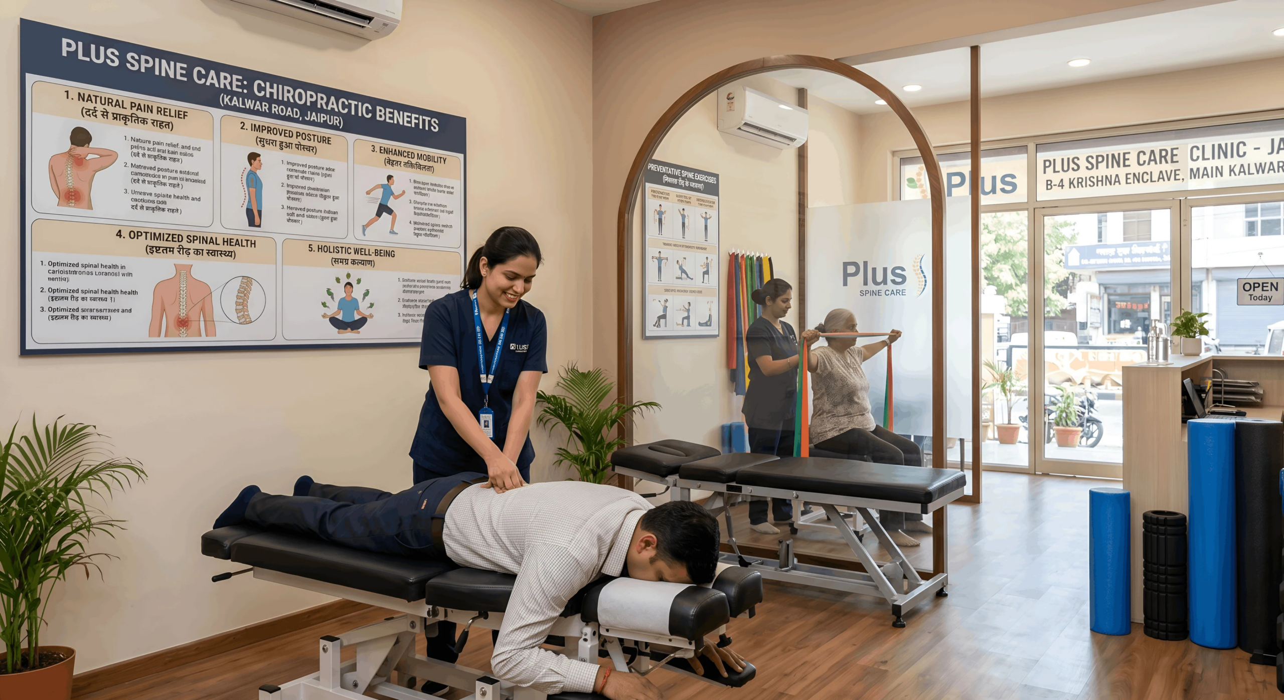 Benefits of Visiting a Chiropractor in Kalwar Road, Jaipur in plus spine care on Kalwar road Jaipur