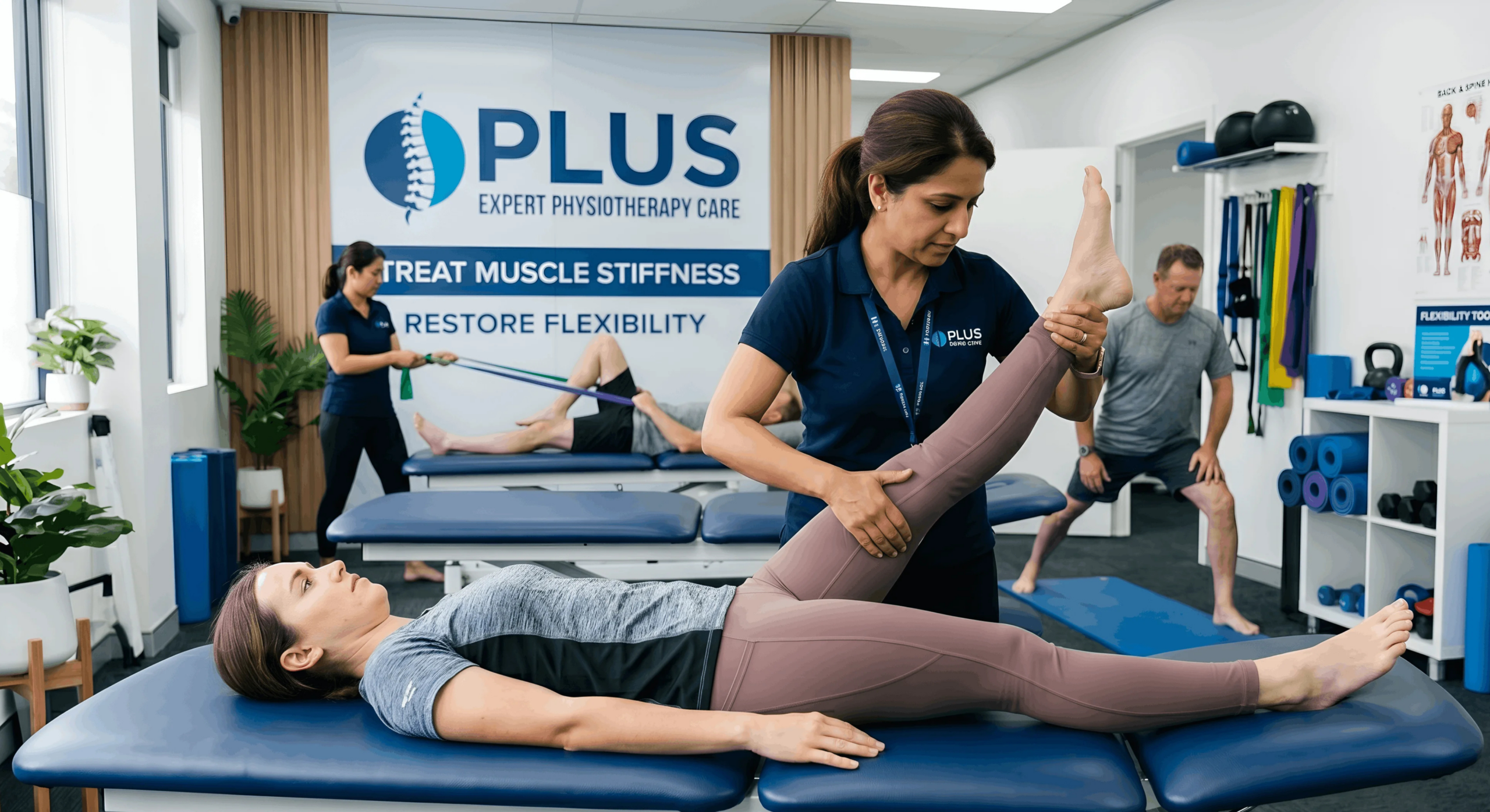 Muscle Stiffness Professional stretching and soft tissue release to restore flexibility in Jaipur
